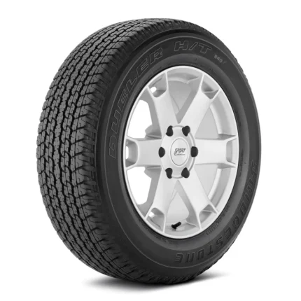 إطار سيارة بريدجستون ديولر H/T D840 مقاس 265/65R17 112S لسيارات الدفع الرباعي والـ SUV صناعة ياباني