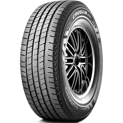 إطار سيارة كومهو كروجن HT51 مقاس 235/65R17 104T فيتنامي عادي لسيارات SUV يتميز بعمر افتراضي طويل وثبات على الطرق السريعة بضمان معتمد 4 سنوات