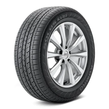إطار سيارة كومهو سولوس HS63 مقاس 215/60R17 96H فيتنامي عادي مريح واقتصادي بنقشة سياحية متطورة وضمان معتمد 4 سنوات