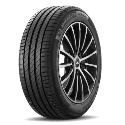 إطار سيارة ميشلان بريماسي 4 بلس مقاس 215/65R17 99V إسباني عادي لسيارات SUV والكروس أوفر يتميز بالأمان المستدام والراحة الفائقة والكبح الممتاز بضمان رسمي