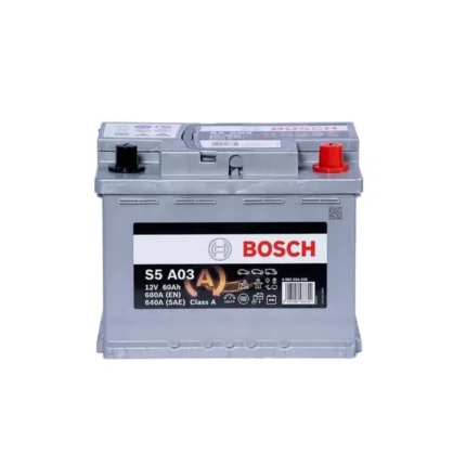بوش بطارية ألماني AGM (DIN60 - 60AH) لسيارات Start-Stop 12V