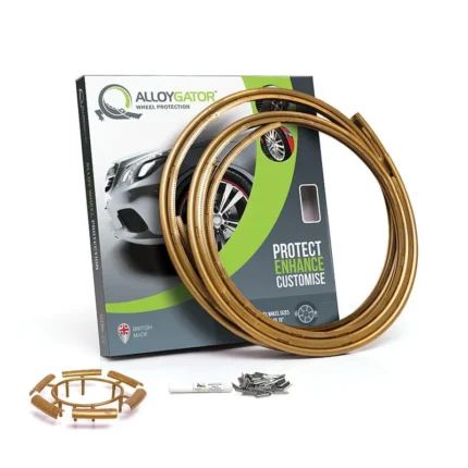 AlloyGator طقم حماية جنوط السيارات ذهبي