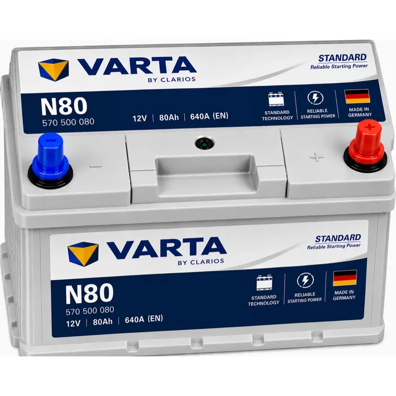 varta-efb-n80-80ah-800a-12v-left-european-car-battery فارتا بطارية أوروبي قطب شمال EFB (N80 - 80AH) لسيارات Start-Stop والـ SUV سعة 800A
