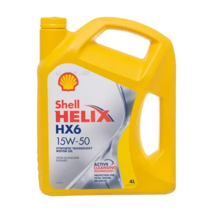 زيت شيل هيلكس HX6 تقنية خاصة (15W-50) عبوة 4 لتر