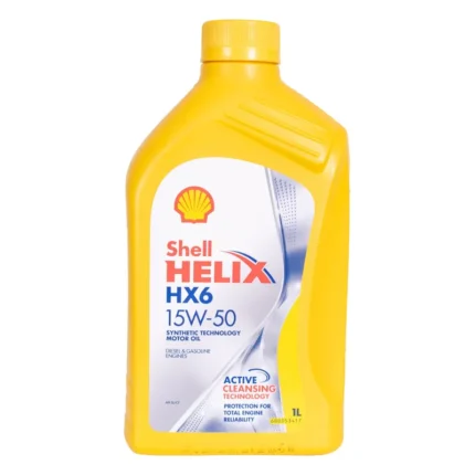 زيت شيل هيلكس HX6 تقنية خاصة (15W-50) عبوة 1 لتر