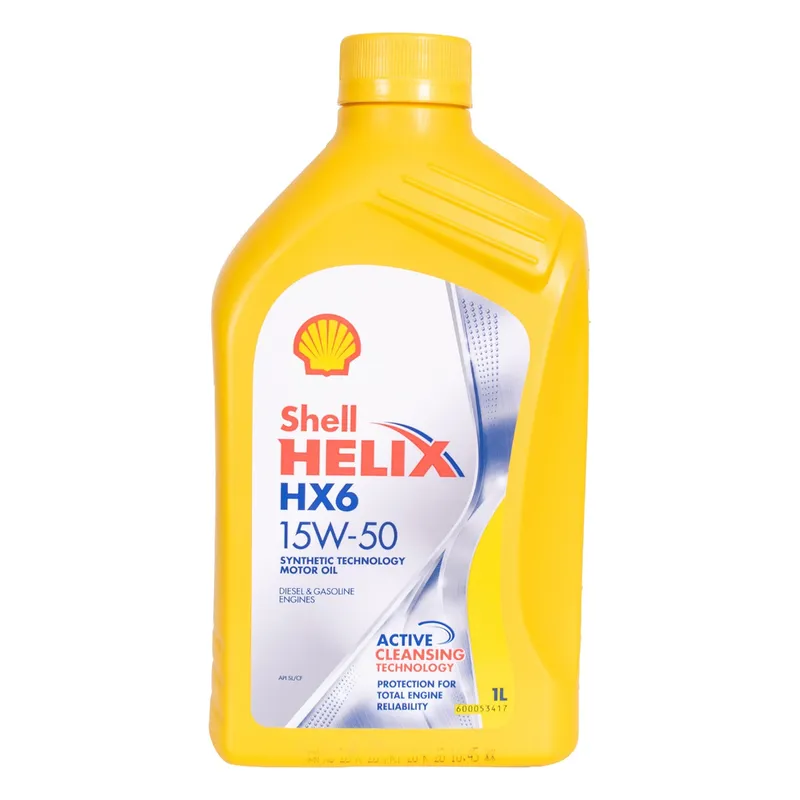 زيت شيل هيلكس HX6 تقنية خاصة (15W-50) عبوة 1 لتر