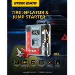 ⁦Steelmate V12 كمبروسر وشاحن بطارية سيارة 12000mAh⁩ - الصورة ⁦9⁩